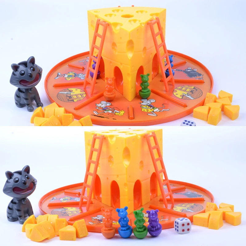 Cat and Mouse- Cake Cheese Board Game, brinquedos interativos pai-filho para crianças, meninos e meninas Entretenimento