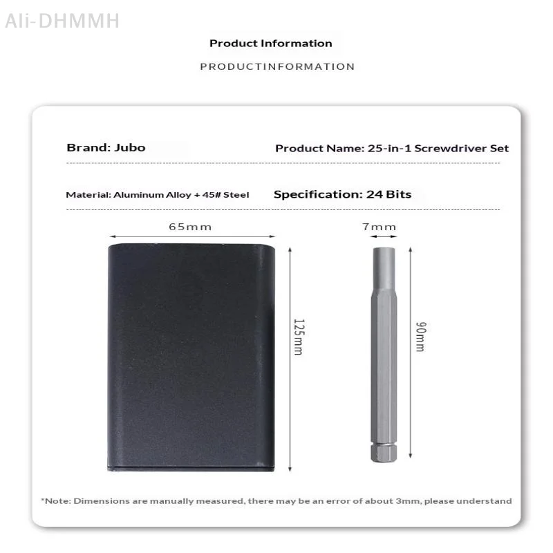 Juego de Destornilladores Mini 25 en 1 ZLinKJ, Kit de Destornilladores de Precisión Resistentes al Óxido para Reparación de Electrónicos, PC, Laptops y Gafas