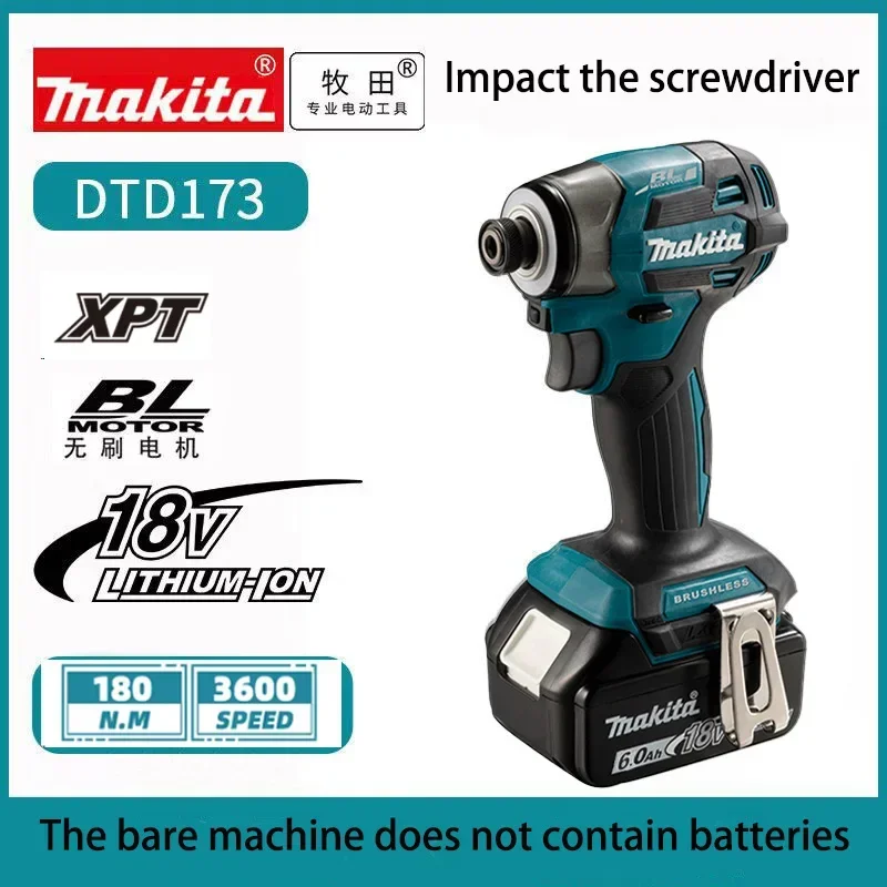 

✔️Makita DTD173 Screwdriver Impact Screwdriver Set Household Electric Screwdriver Electric Hand Drill,Makita 18V 6Ah battery