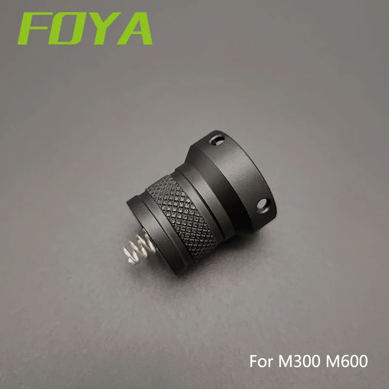 M300 M600 Flashlight Tail Cap Switch Airsoft SF M300V Tactical Spotlight Metal End Cap Dual Function Pressure Switch