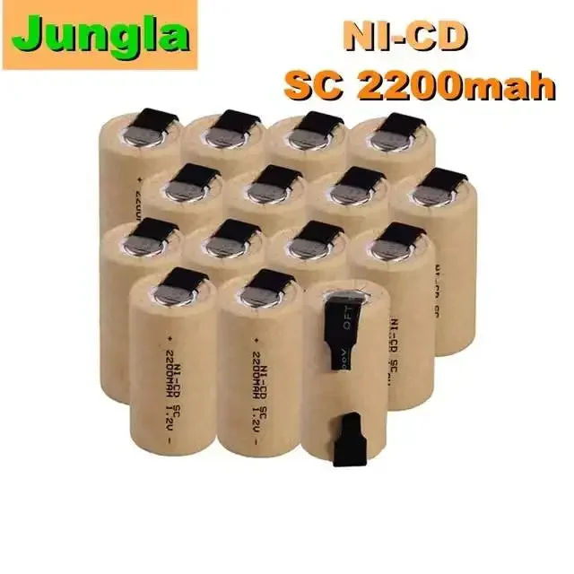 Niedrigsten Dos 2-20 St lenn SC Batterie 1,2 V N Wiederaufladbare 2200mAh Nicd Power Werkzeuge Akkumulator