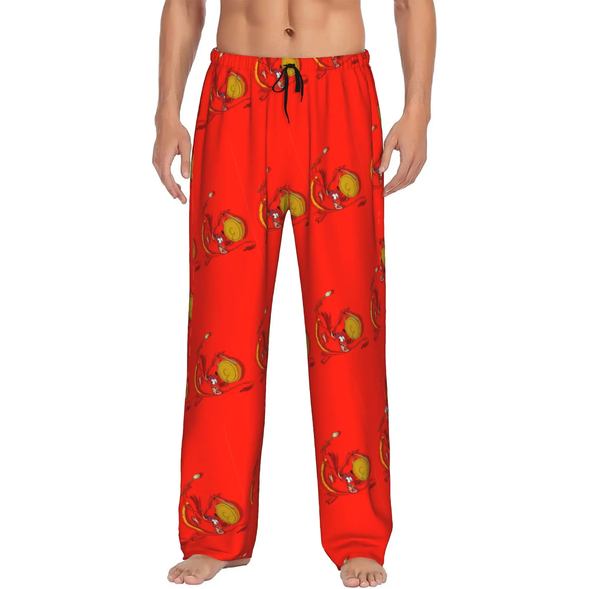

Custom Printed Men's Mulan Princess Pajama Pants Sleepwear Sleep Lounge Bottoms with Pockets