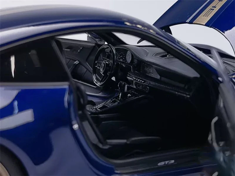 NOREV 1/18 Scale Porsche 911 GT3 RS Sports Car Model Alloy Porsche GT3 RS Green Car Model Collection Decoration Toys for Boys