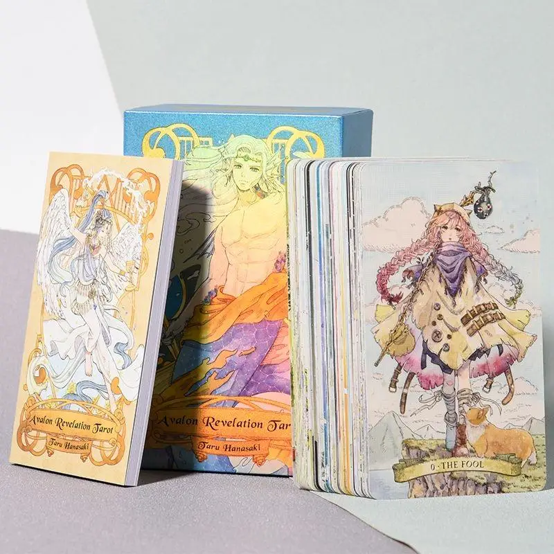 avalon-revelation-anime-beautiful-tarot-cards-wt-system-tower-of-lore-plang-cards-leisure-game-for-0-players