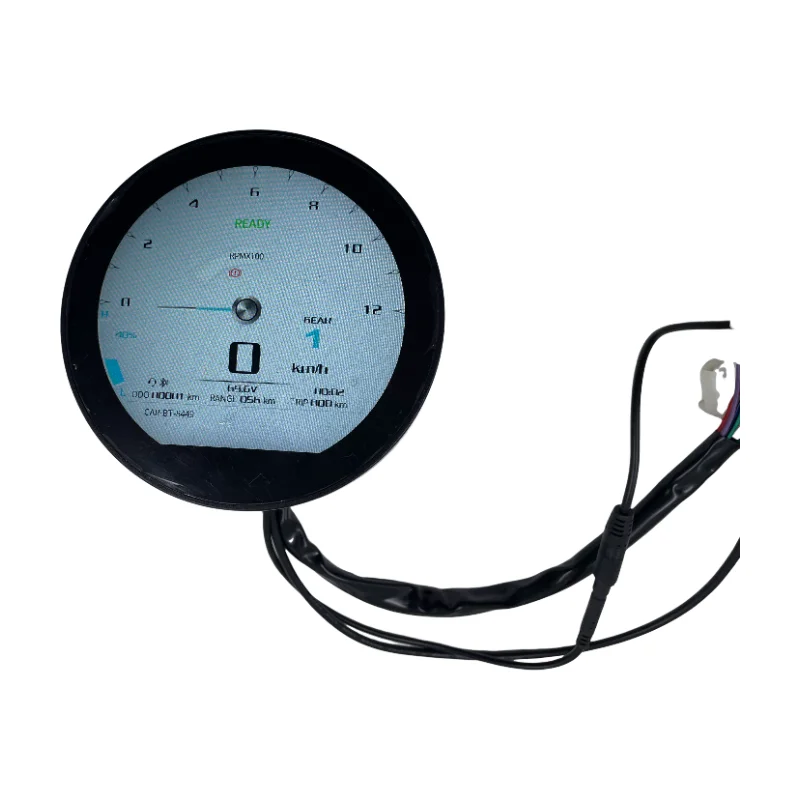 

Round Electric Scooter Motorcycle TFT Display Speedometer With ONE-LIN and CAN-BUS