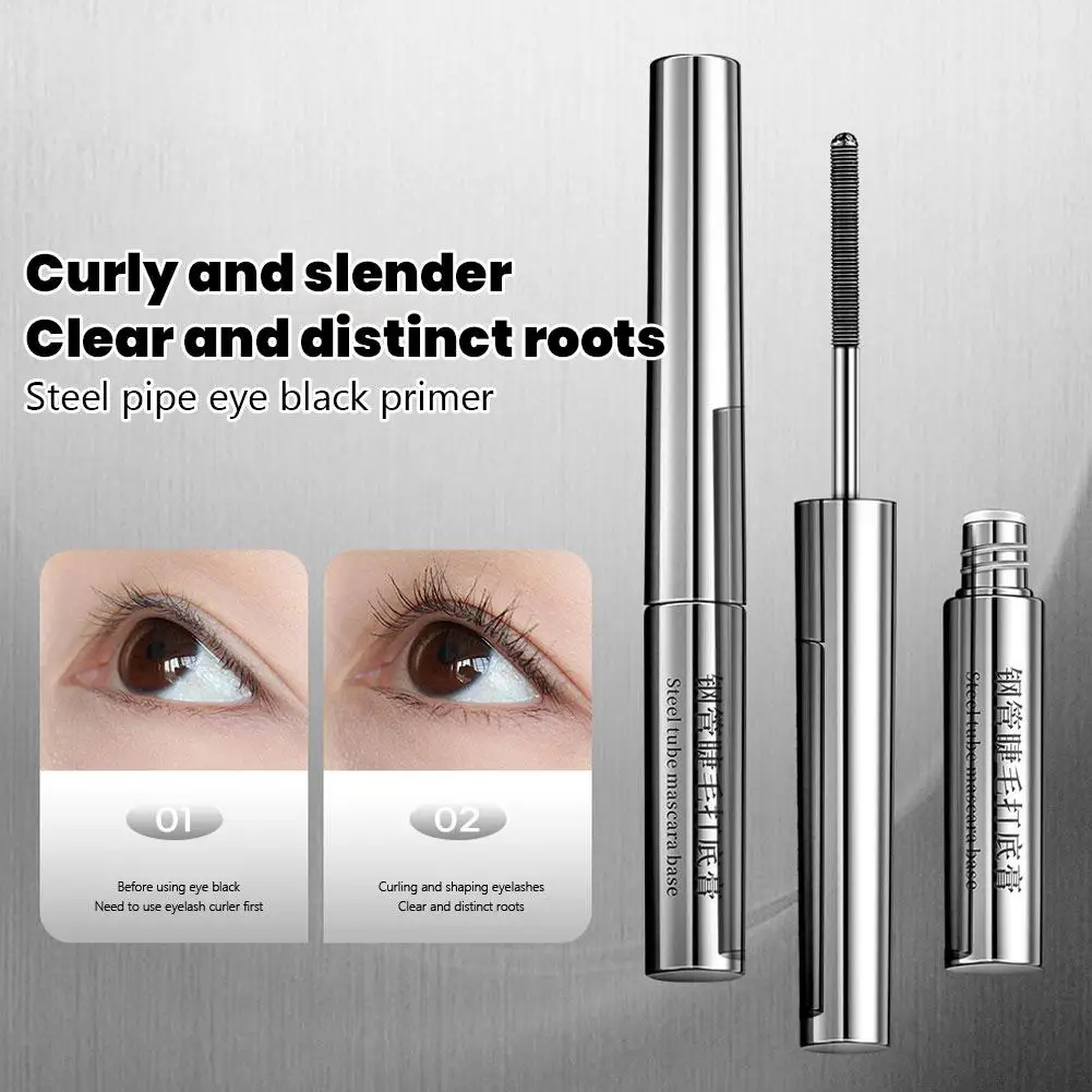 Ultrafeiner Pinsel verlängert die Wimpern, Seidenfaser, wasserfest, matt, Wimperntusche, Make-up, schnell trocknend, braun, schwarz, Curling-Wimperntusche, Comestic