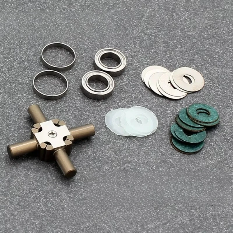 LSD Conversion Set 1/10 RC Drift Car Differential Rebuild Kit, Metal Cross‑Axle Bearings Washers Fits for Yokomo Y2‑500GSA Diffe