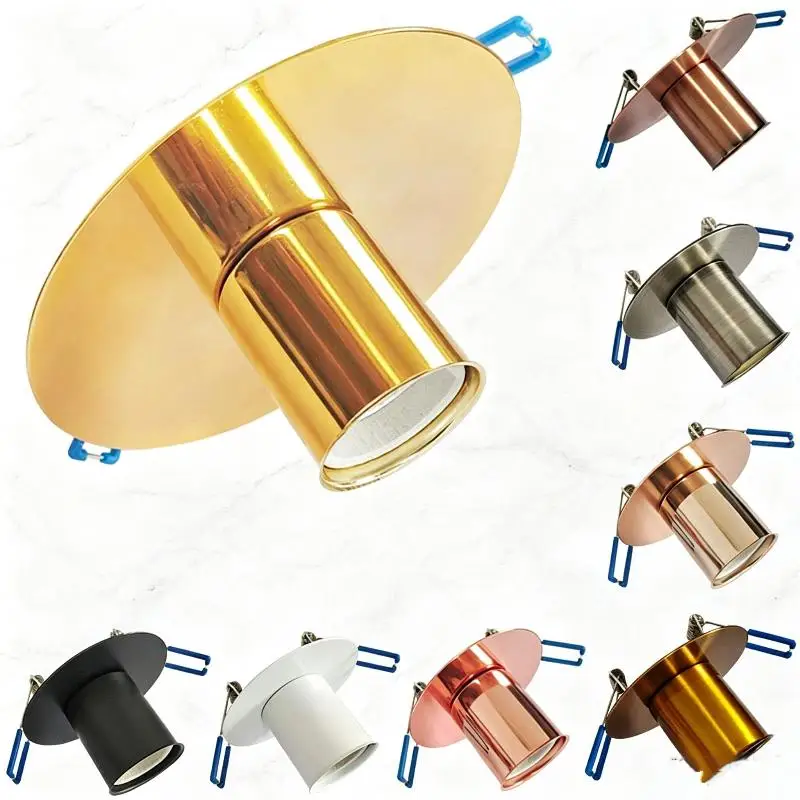 E27 Ceramic Light Socket Stable Conductivity with Metal Cap Spring Bracket for Outdoor Porch Light Fixture
