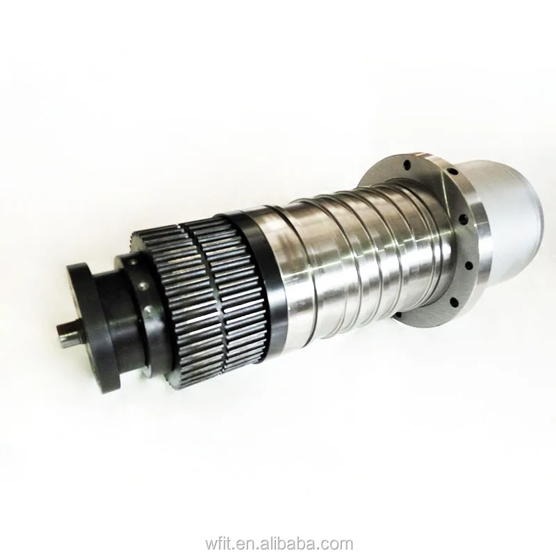 Vertical Installment 6000rpm BT50 Spindle Nose Water Cooling Belt Driven Spindle 150mm Diameter