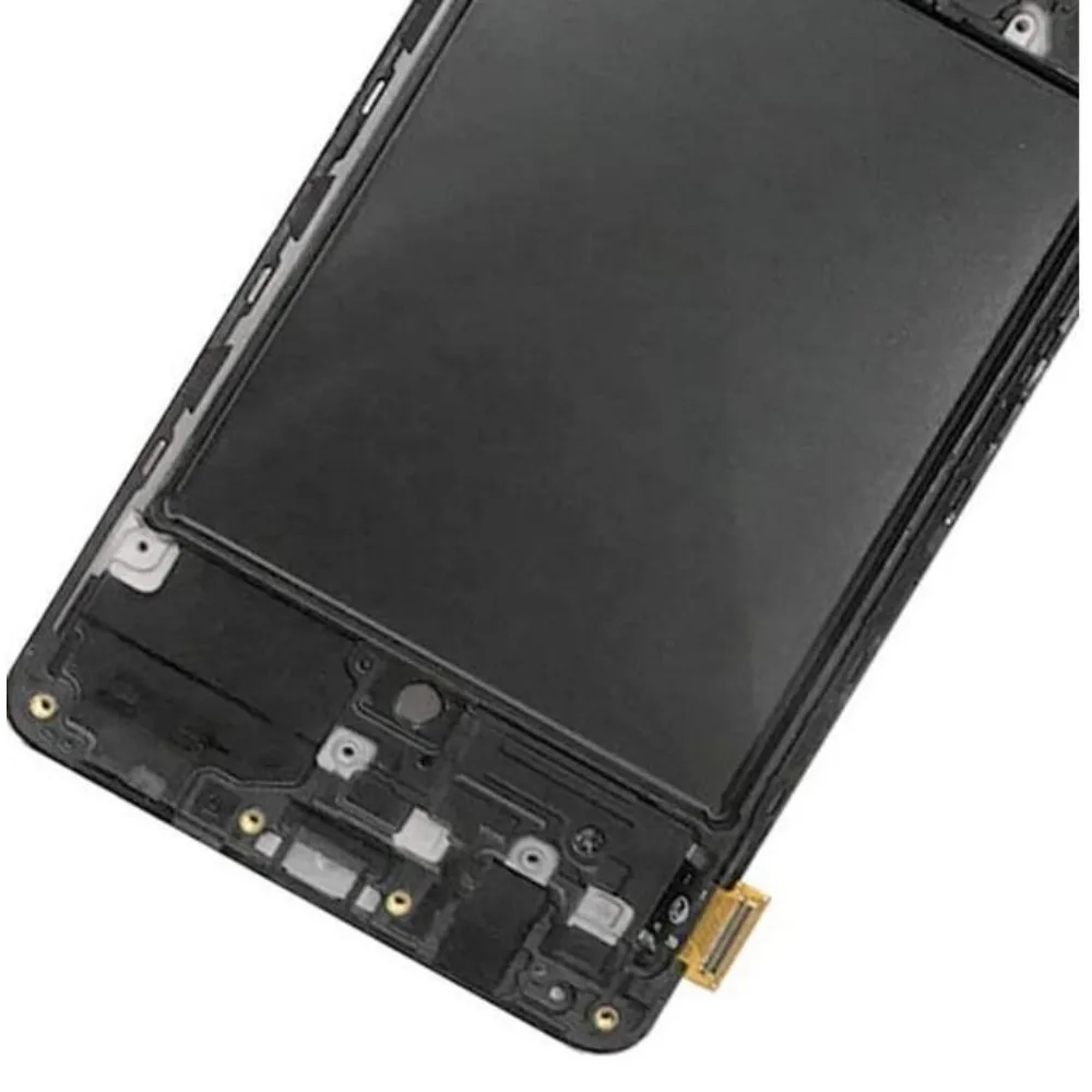 For Samsung Galaxy A71 A715 SM-A715F/DS LCD Display Screen Touch Digitizer Frame