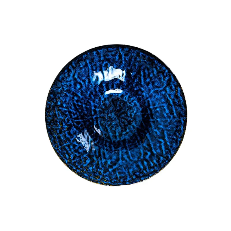 

Blue Dining Plate Hotel Restaurant Main Dish Steak Food Decoration Ceramic Dessert Home Kitchen Tableware