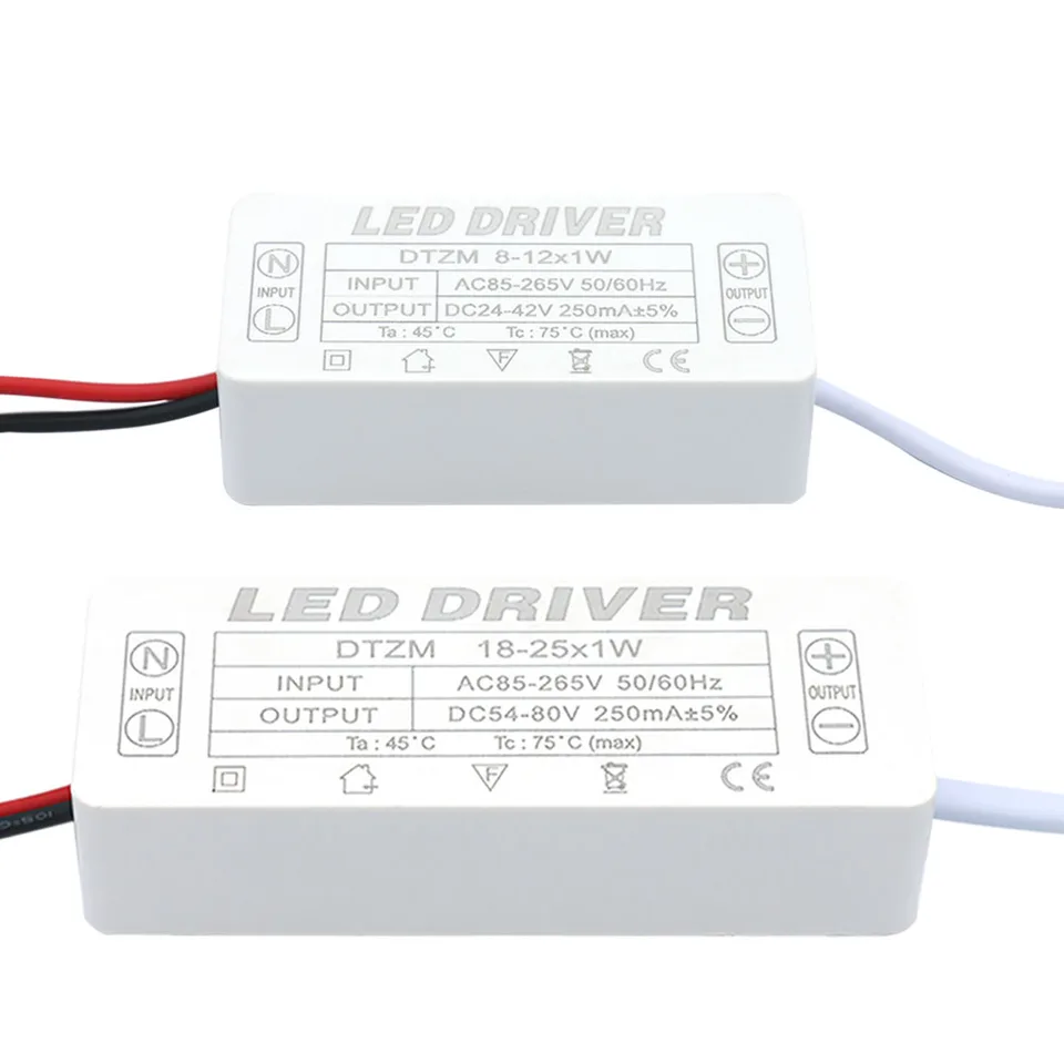 IP65 LED Treiber 600mA 36-65V – Wasserdichtes Netzteil Für 36W LEDs, AC85-265V Eingang