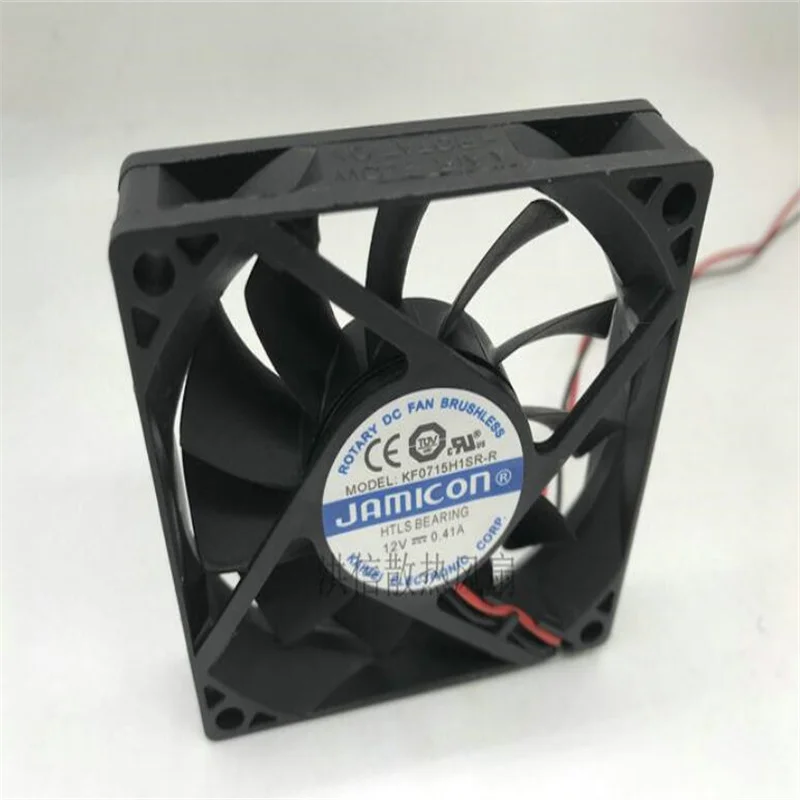 Original KF0715H1SR-R 12V 0.41A 2 wire 7cm 7015 cooling fan