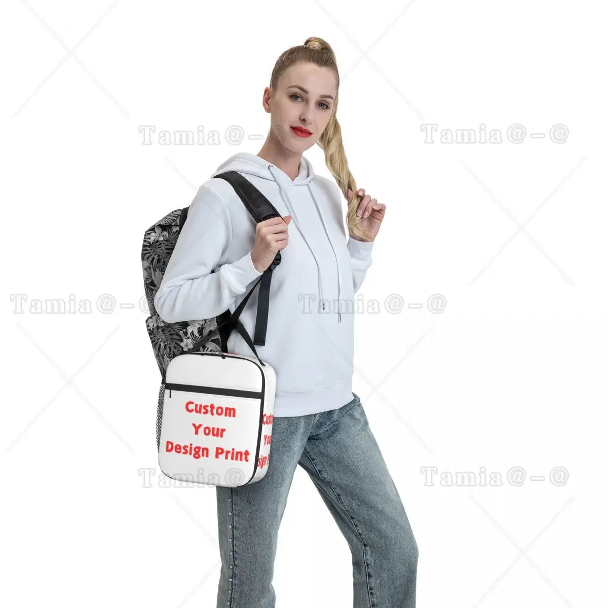 Custom Your Photo Lunch Bag For Adult Customsized Print Print Lunch Box Casual Picnic Cooler Bag Insulated Thermal Lunch Bags