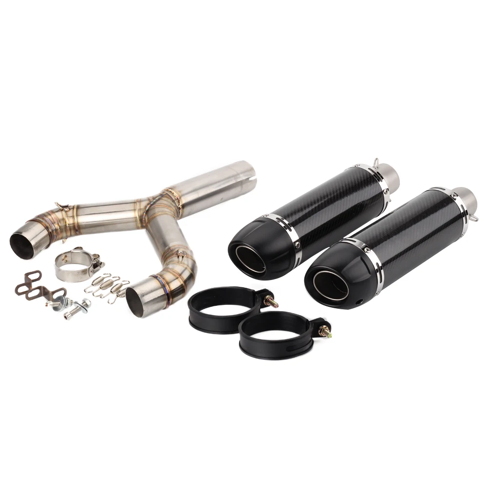 

For Aprilia SHIVER 750 2010 2011-2016 SHIVER 750 GT Escape SL750 Slip-on Motorcycle Exhaust Muffler With Link Pipe Full System