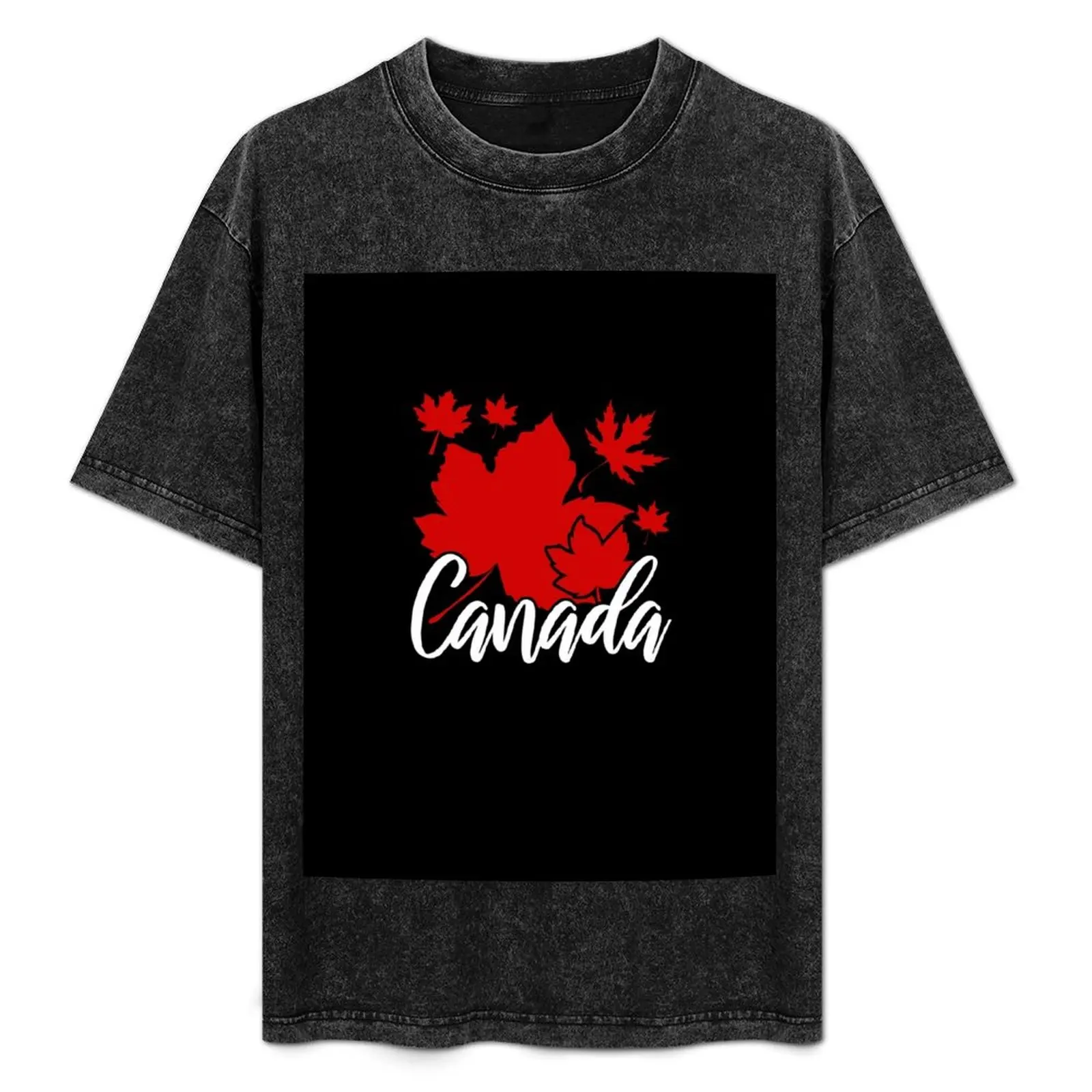 

Canadian Maple Leaf Lover Canada Day Canada T-Shirt Casual Basic Short Sleeve T-Shirt