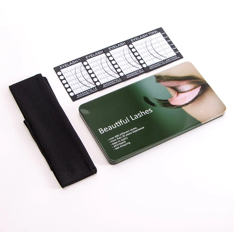 Ciglia magnetiche Pad Innesto Ciglia Fascia Foulard Fronte Asciugamano Pad Ciglia Tablet Strumento di trucco per estensione ciglia Supplie