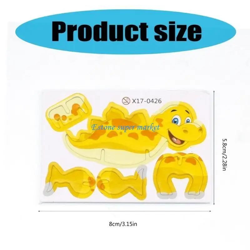 090B 54 ชิ้นปริศนาไดโนเสาร์ 3 มิติสำหรับผู้ใหญ่ครอบครัวและเด็กอายุ 3 ปีขึ้นไป