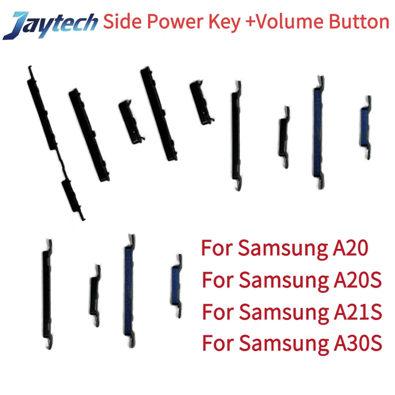1 Set NEW Power Volume Side Button For Samsung A20 A20S A21S A30S Power ON OFF Switch Control Key External Plastic Button