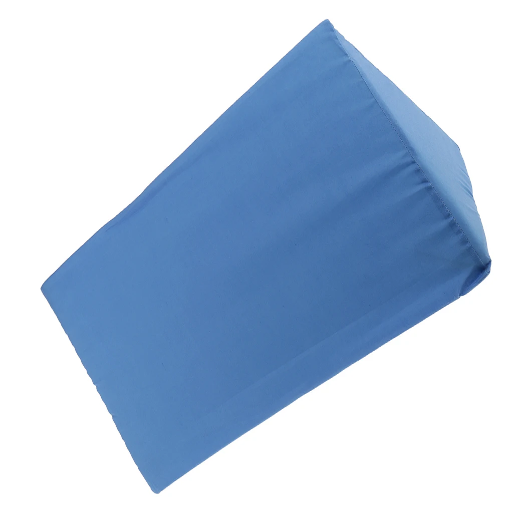 Bed Wedge Care Pillow Removable Zip Cover Foam Cushion Orthopedic Pillow for Neck and Back Support Room Use
