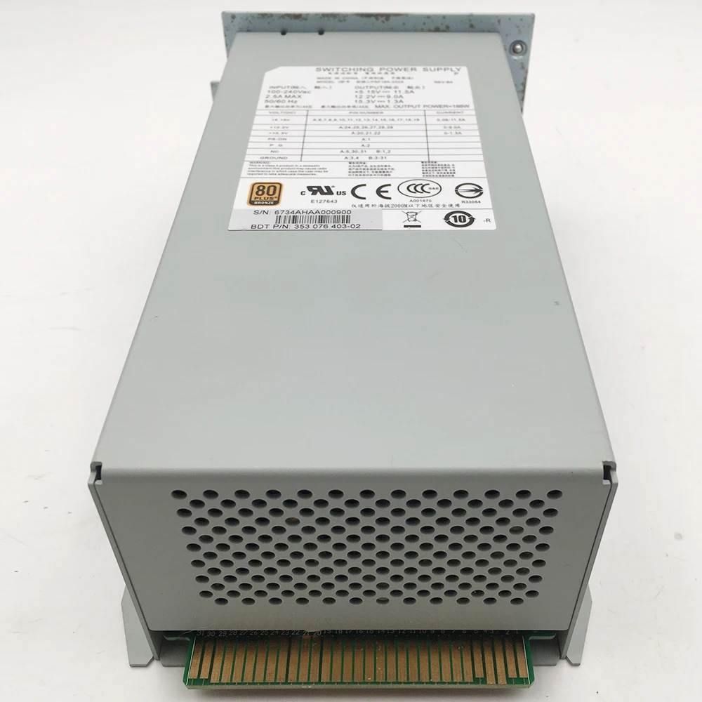 Para IBM TS3100 TL2000 3573-L2U 07HG1C fuente de alimentación de unidad de cinta KM80/FL/E/C 188W PSF189-332A