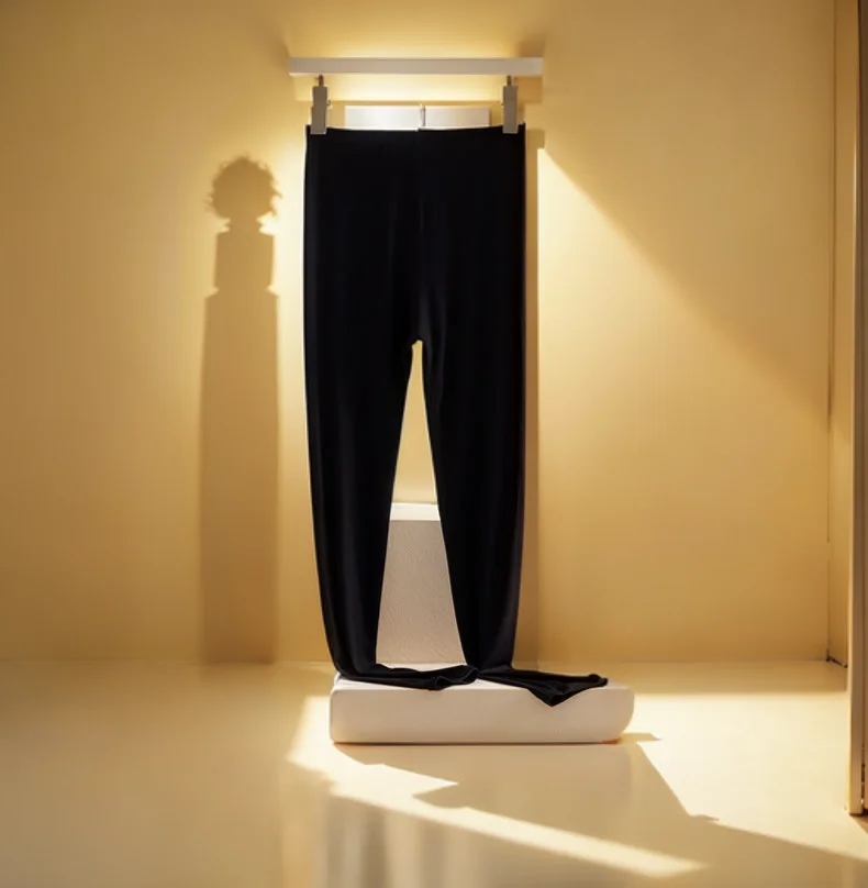 Leggings térmicas femininas primavera outono sem forro apertam v-buttocks tom fino-ajuste ins goth absorvente suor pele-apertado preto azul