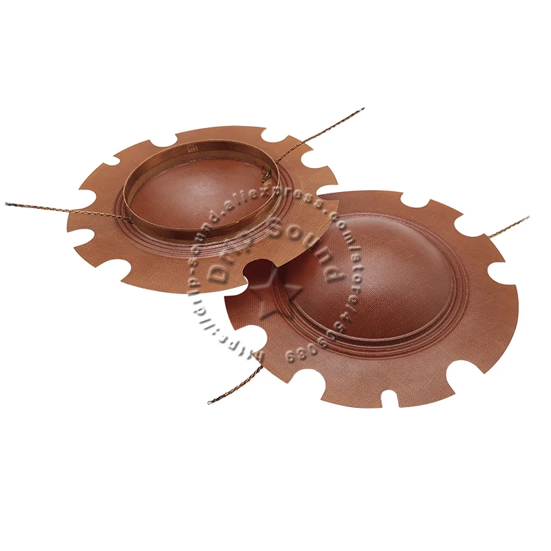 2 قطعة 5/10/50 واط مكبر الصوت ملف صوتي 25/52 الأساسية القرن مكبر الصوت المتكلم ثلاثة أضعاف الراتنج فيلم الحجاب الحاجز محرك رئيس إصلاح أجزاء # 2