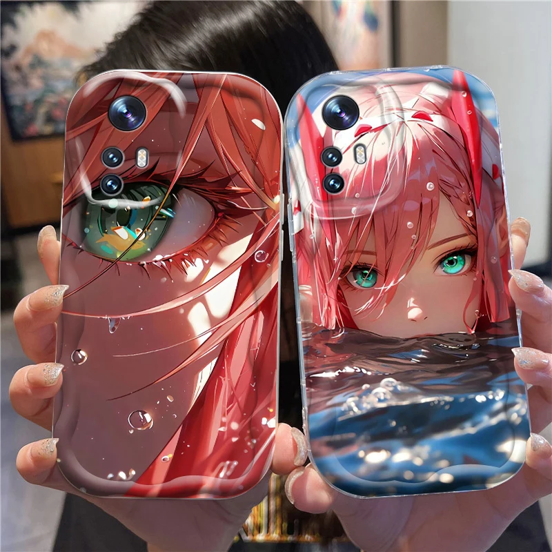 

Darling In The Franxx Popular For Xiaomi Mi 14 12 12T 11 Lite Poco M6 X6 X5 X4 X3 M3 F4 Pro GT NFC 5G Wave Oil Soft Phone Case