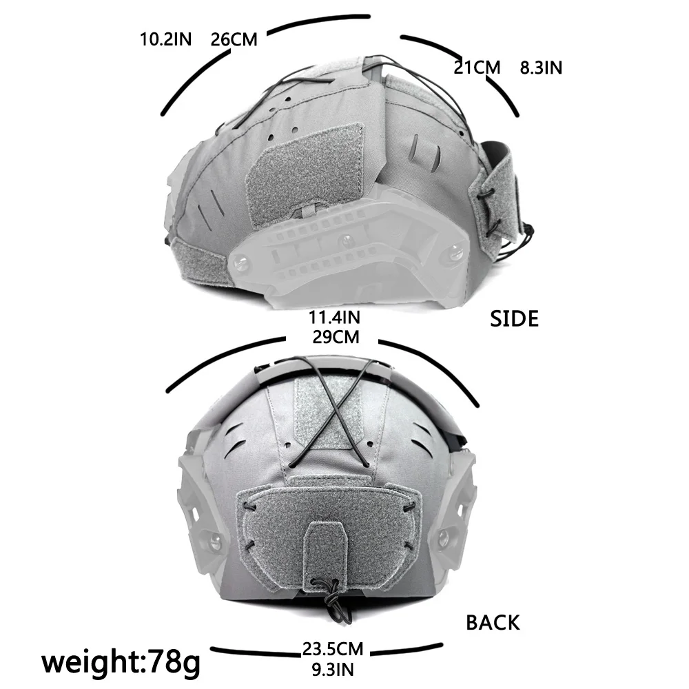 DMGear funda de casco táctico camuflaje militar