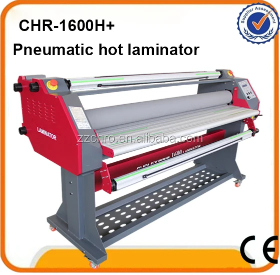 Laminator pemotongan pneumatik otomatis kualitas stabil tekan panas dengan perangkat kliping Film