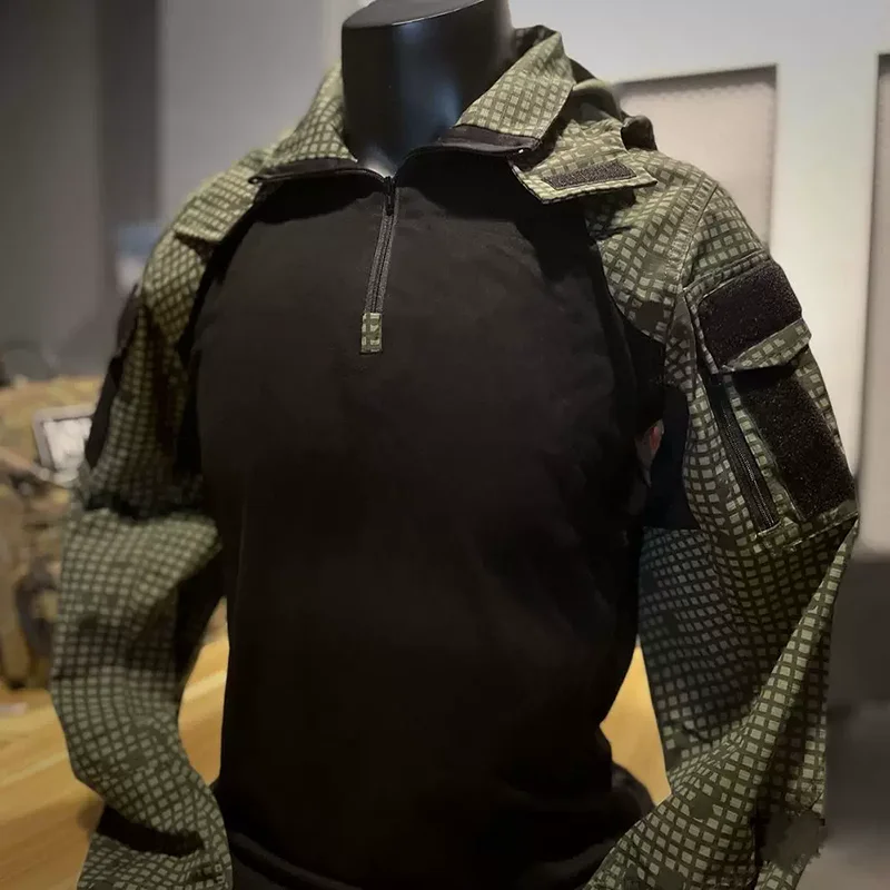Tactical jacket, combat uniform, spring and autumn shirt, thin style, comfortable and breathable, real-person CS game