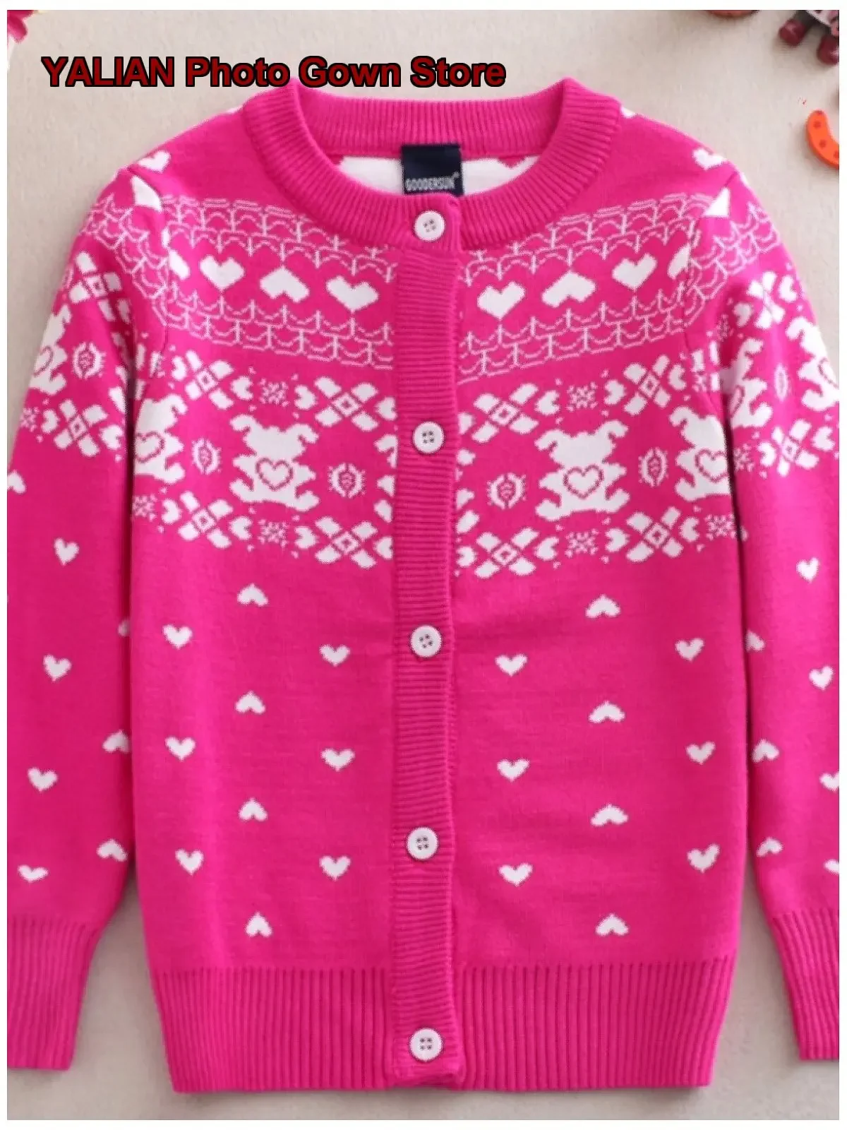 Girls Knit Cardigan Spring Autumn Coats Babies Kids Older Children 2022 Little Girls Older Kids
