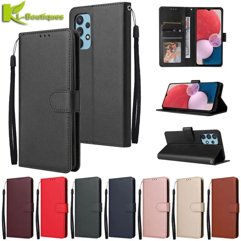 A53 A13 A33 5G Leather Case on For Coque Samsung Galaxy A53 A73 A13 A23 A33 5G A03s A 03 Cover Flip Wallet Phone Case Bags Capa