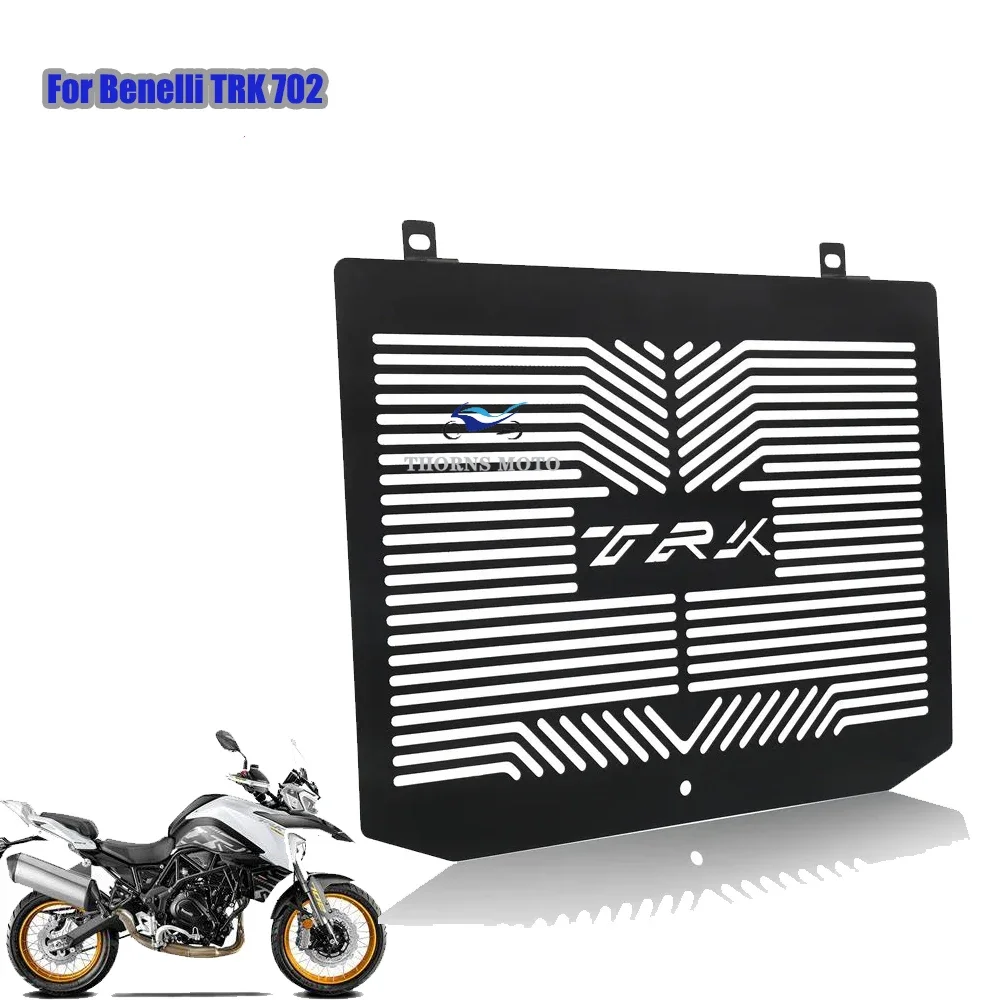

For Benelli TRK 702 702X TRK702 Motorcycle Accessories Stainless steel Radiator Guard Protector Grille Grill Cover