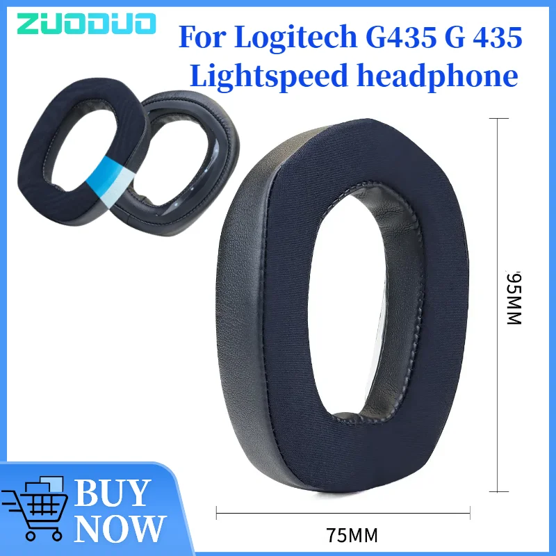 

ZUODUO Cooling Gel Earpads for Logitech G435 G435 Lightspeed Headphones Headset Ear Pads Cushions Replacement