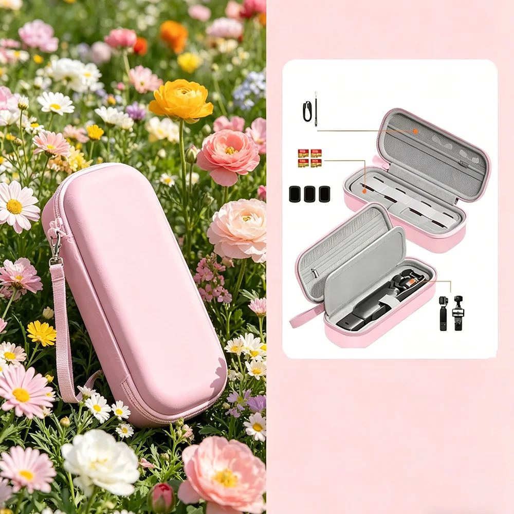 

Carrying Case for DJI Pocket 4,Shock-Absorbing Travel Bag Storage Pouch Durable Protective Case