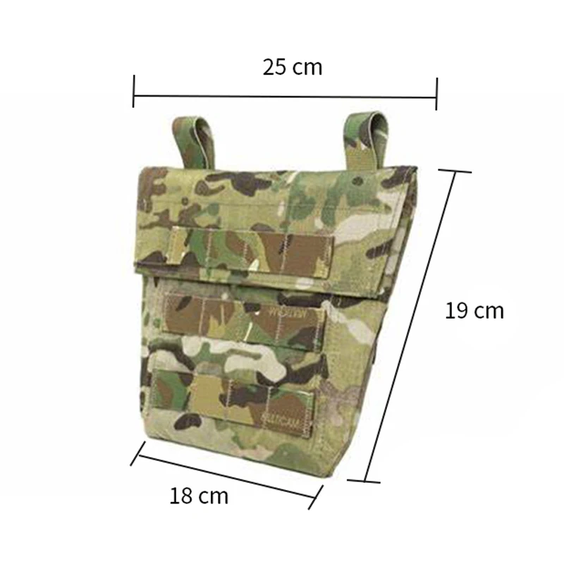 Bolsa táctica MOLLE portaplacas abdomen – Panel ventral chaleco - imagen 4