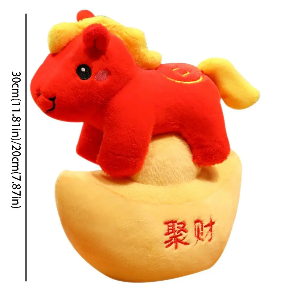 Jaar Paard Jaar Paard Mascotte Paard Ontwerp Mascotte Figuur Ma Tuan Jin Bao Nieuwjaar Geschenken Succesvol Cadeau