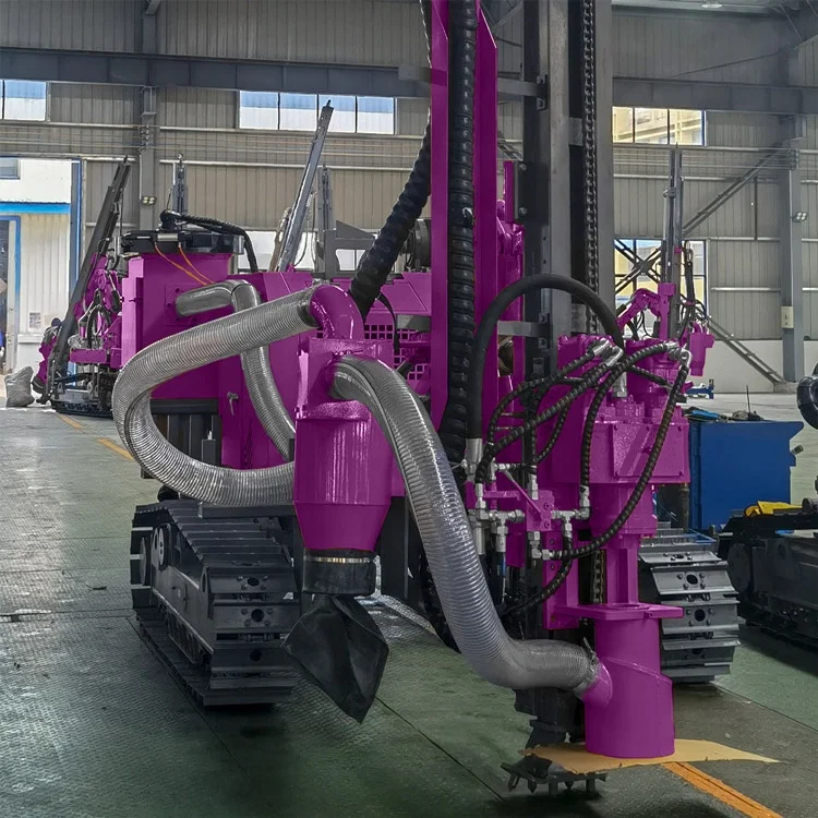 Solar Pile Driver Machine Construction Machinery Crawler Pile Drilling Rig Hydraulic Pile Driver