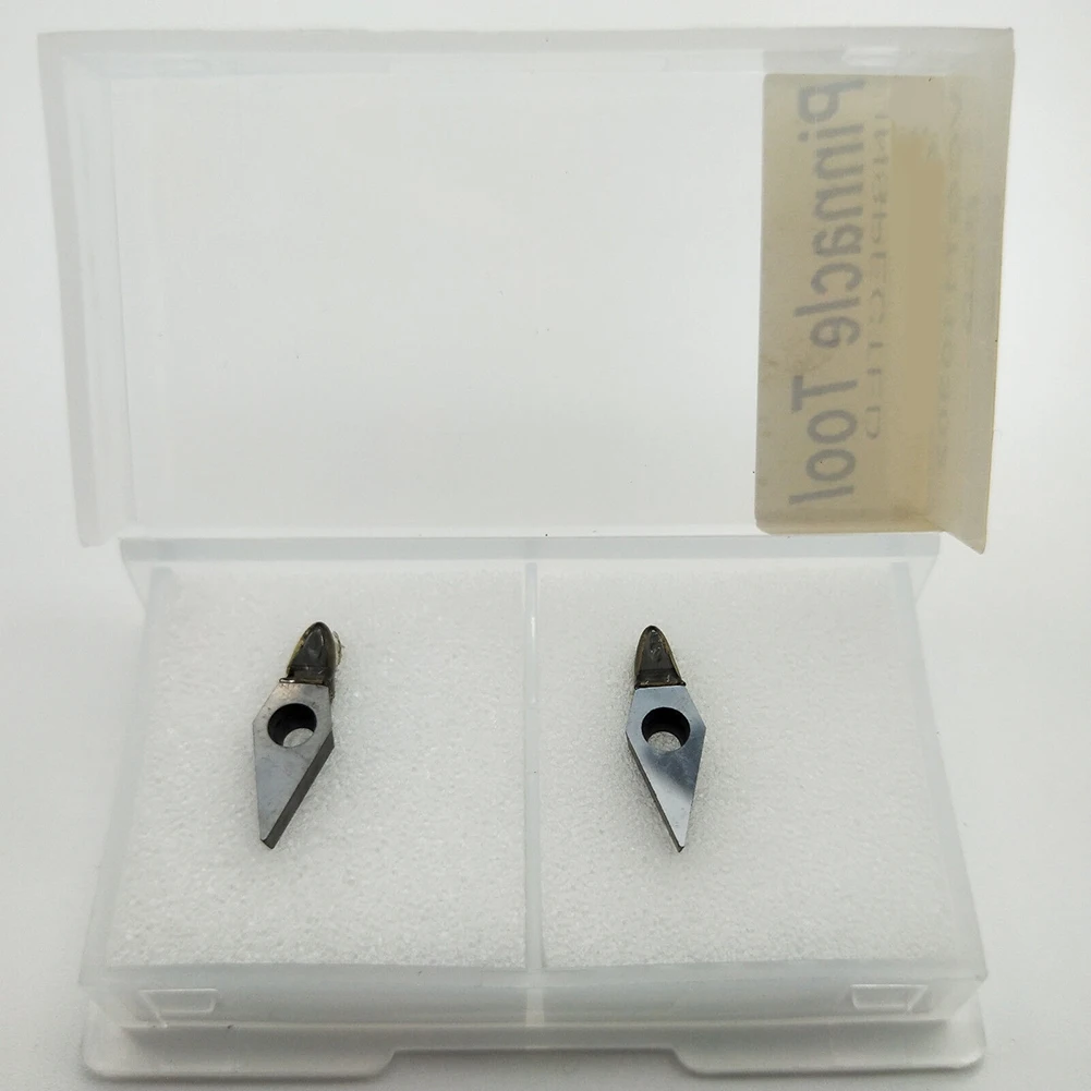 PCD and CBN Tipped Turning Inserts 2PCS VCMT160408 VCMT110308 VCGT160404 VCGT110302 for High Machining on CNC Lathes