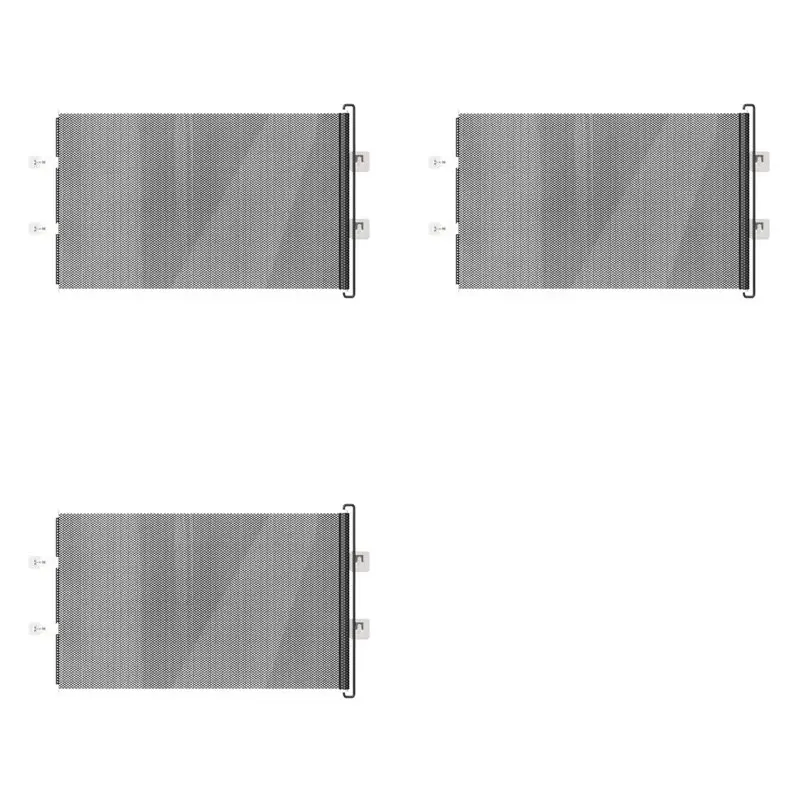 DT19-3X Retractable Pet Safety Gate Baby Barrier Indoor Mesh Fence Stair Barrier With Reinforced Strip Prevent