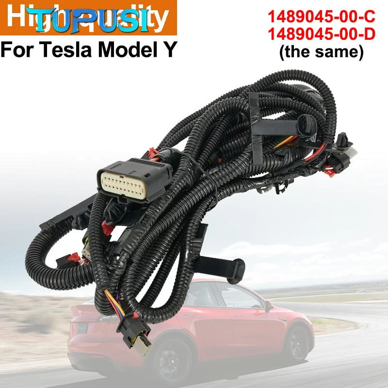 

1489045-00-C 1489045-00-D For Tesla Model Y Front Bumper Wiring Harness Harness Assembly Replace Automobiles Part