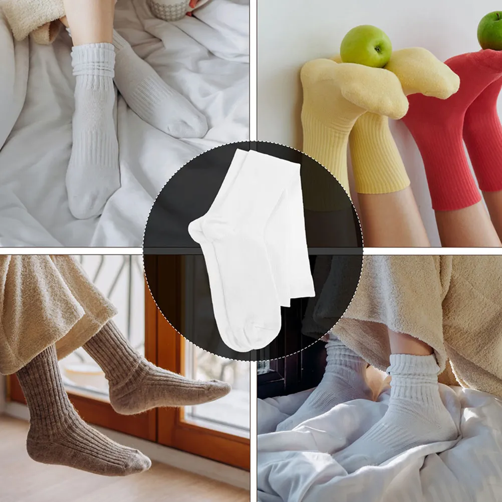 

3Pairs Sports Compression Socks Wear-Resistant Breathable Elastic for Jogging Hiking Soccer Football Baseball Fencing Socks