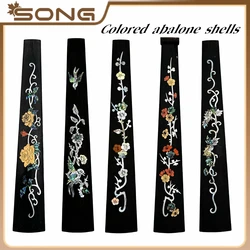Violin 4/4 fingerboard ebony fingerboard Shells Pattern Inlaid Colored abalone shells fiddler violin Parts accessories