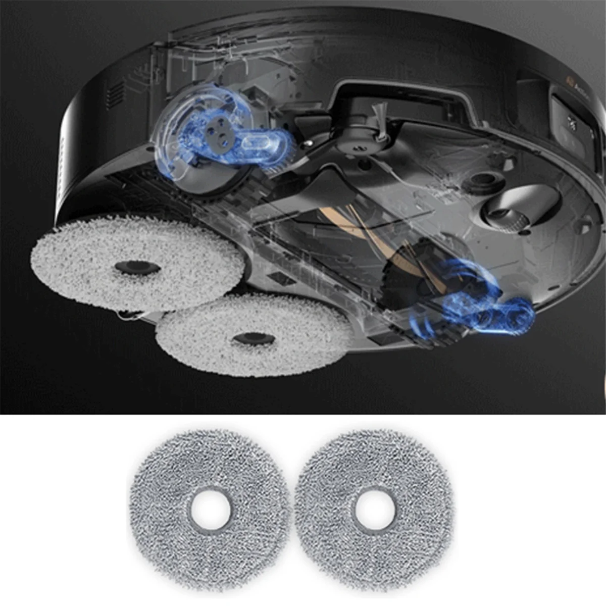 FZFZ 25 шт. основная боковая щетка, фильтр, подушечки для швабры, мешок для пыли для X50 Ultra/S40 Enhanced Edition, насадки для роботов-пылесосов