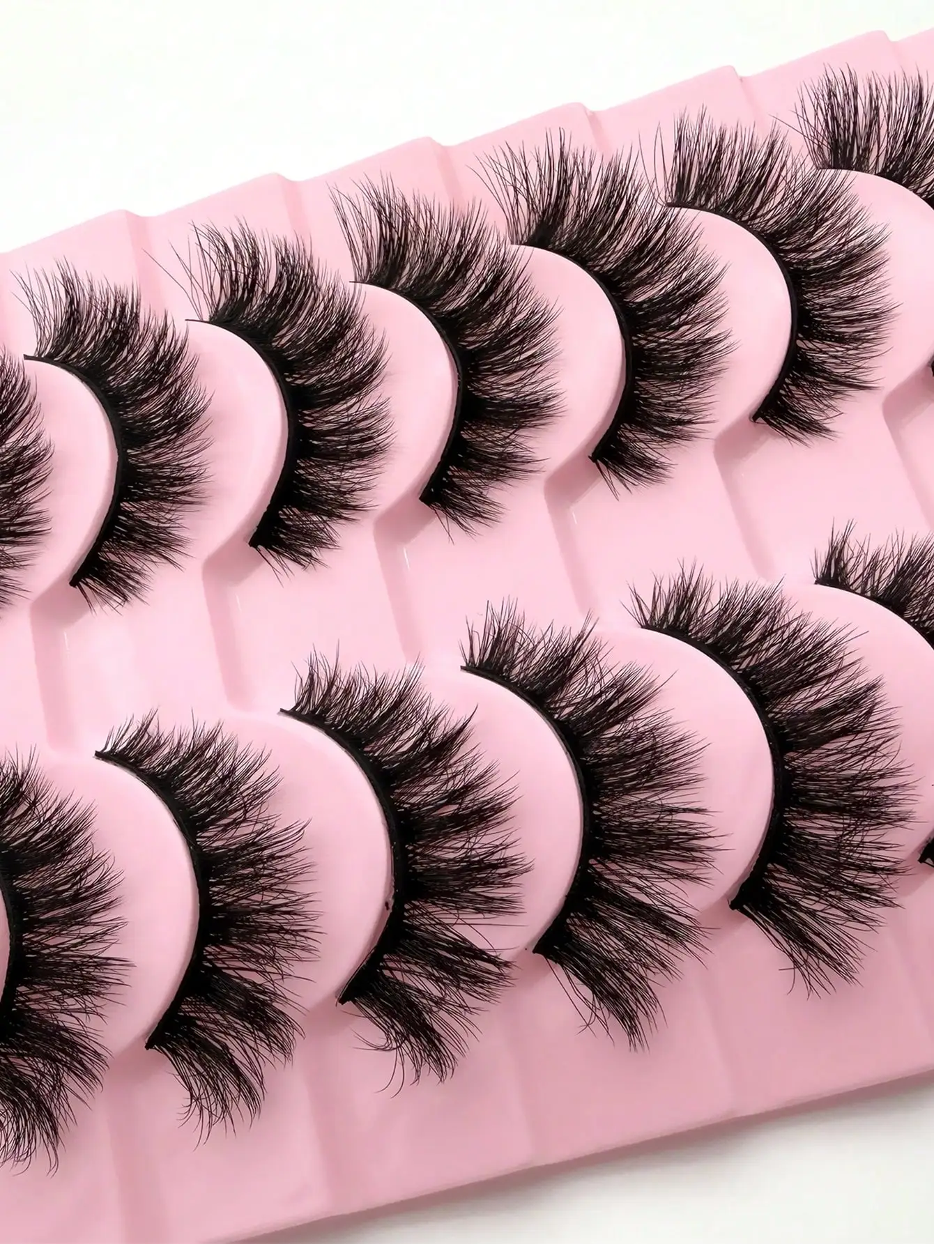 10 Paare 3D Flauschige Falsche Wimpern Natürlicher Look Dichte Lockige Wimpern – Detail 6