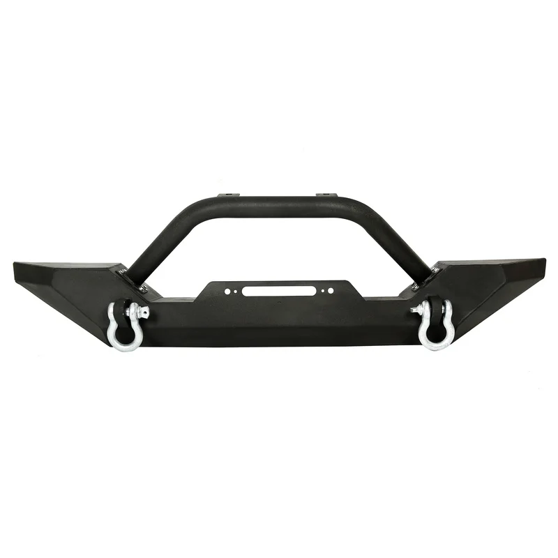 Rock Crawler Front Bumper With Winch Plate & D-Rings 4x4 Offroad Accessories