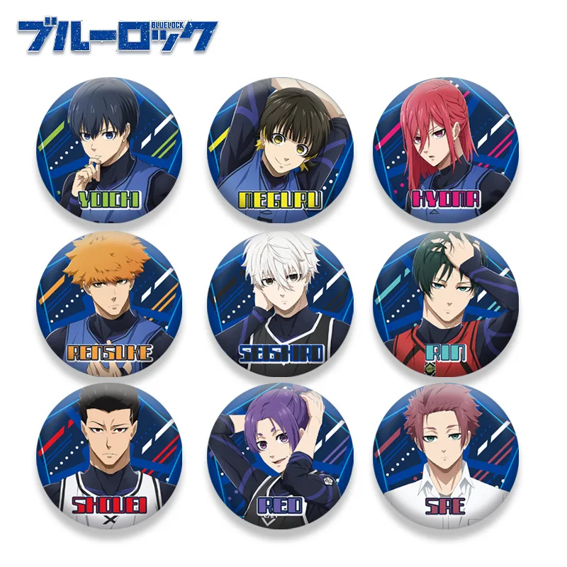 

Laser Cosplay Costumes Badge Chigiri Hyoma Isagi Yoichi Bachira Meguru Kuon Wataru Football Anime Peripheral Gifts Decoration