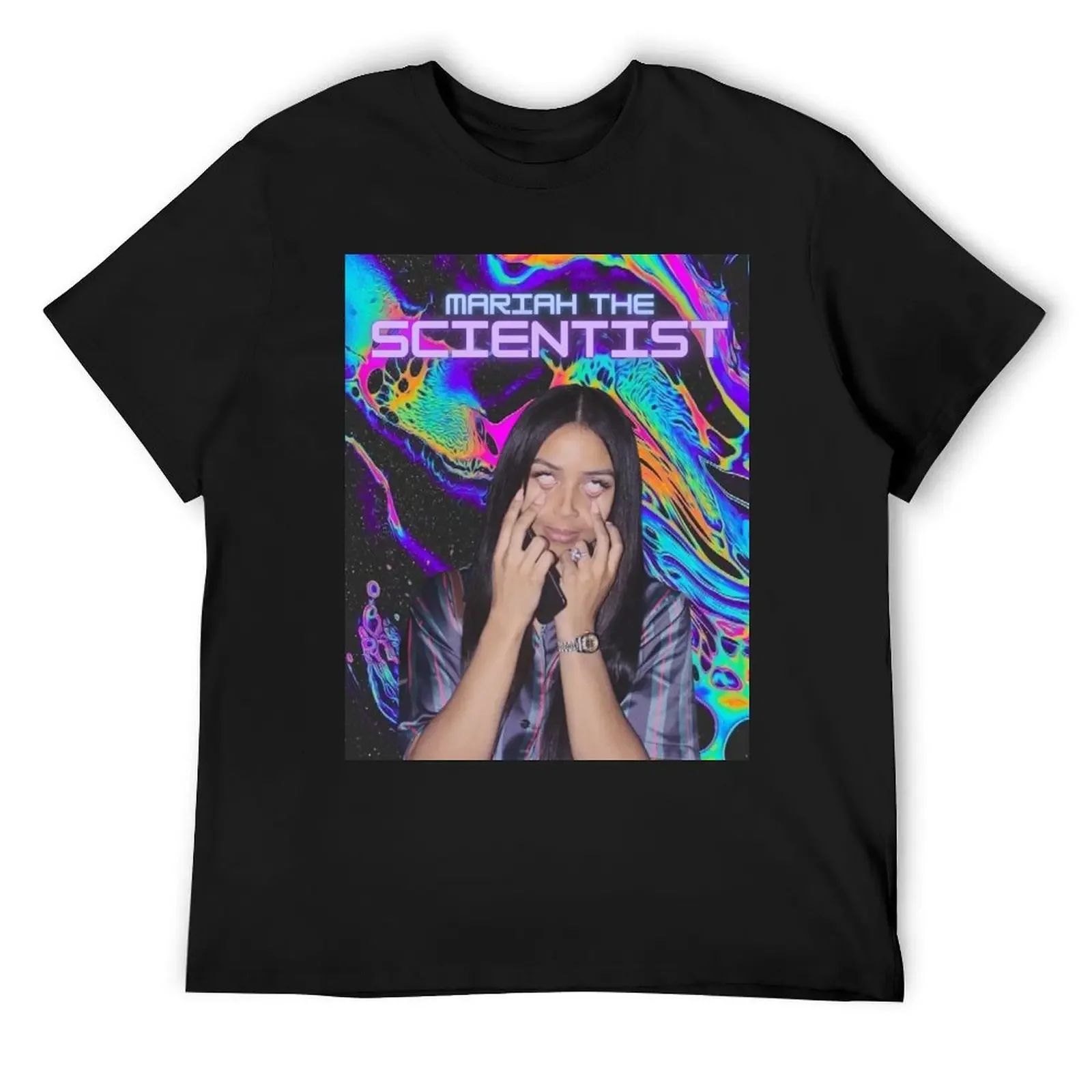 

MARIAH THE SCIENTIST TRIPPY DESIGN T-Shirt street wear baggy shirts essential t shirt man clothes mens graphic t-shirts