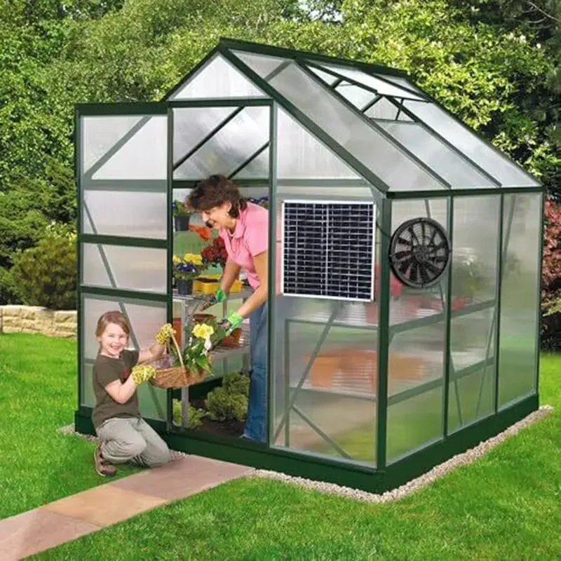 مروحة عادم تعمل بالطاقة الشمسية مع مروحة تيار مستمر خارجية #4